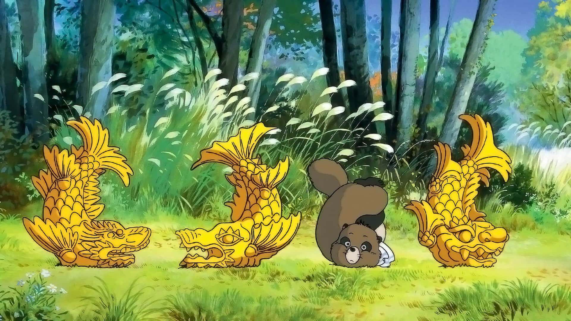 Pom Poko 1920 X 1080 Wallpaper Background