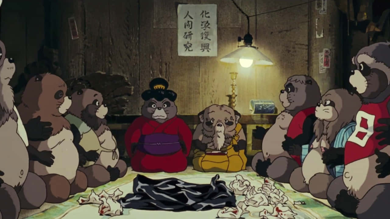 Pom Poko - A Fantastical Adventure Of Transformation And Survival From Studio Ghibli Background