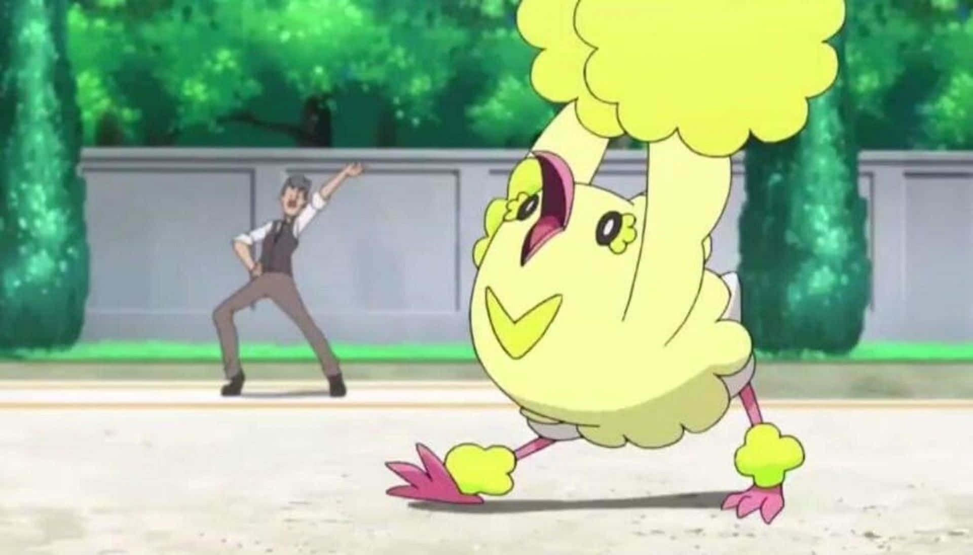Pom-pom Oricorio Dancing Background