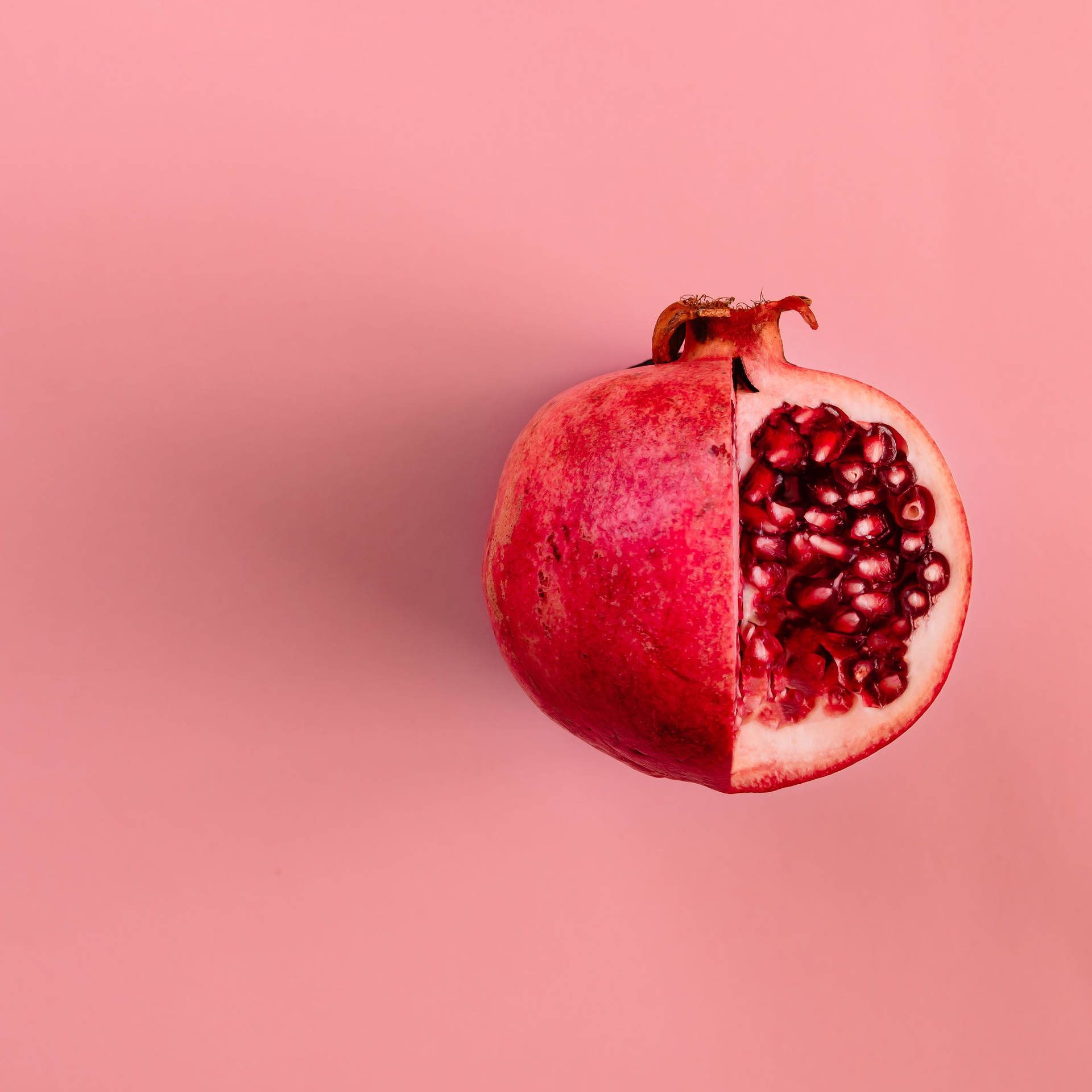 Pomegranate Pastel Red Aesthetic Background
