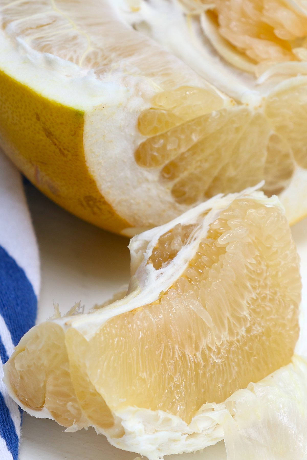 Pomelo Fruit Slices Background