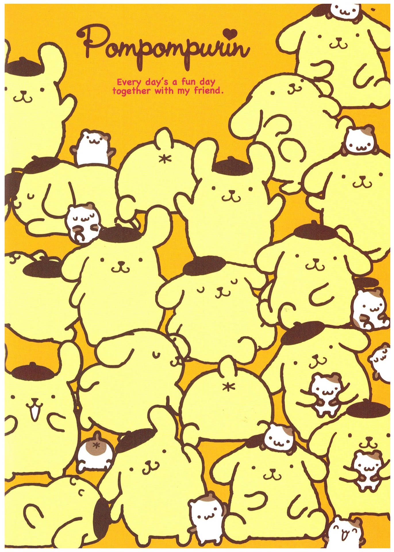 Pompompurin Sanrio Characters Background