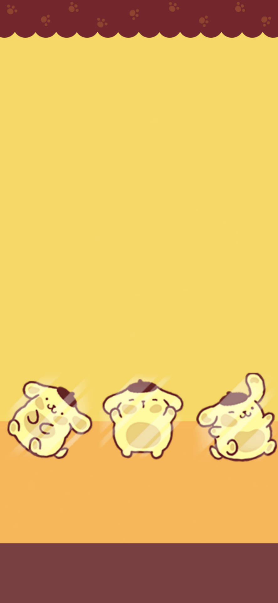 Pompompurin Yellow Poster Background