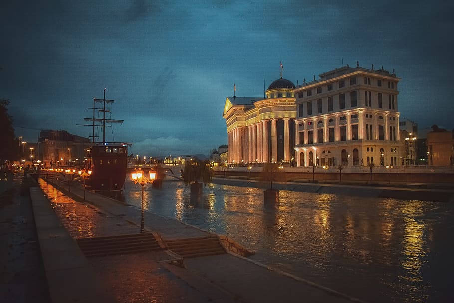 Ponte Vittorio Emanuele I North Macedonia Background