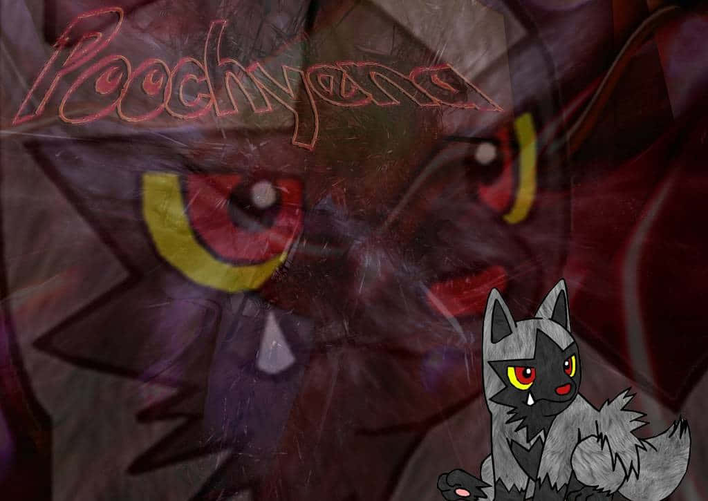 Poochyena Pokemon Artistic Background