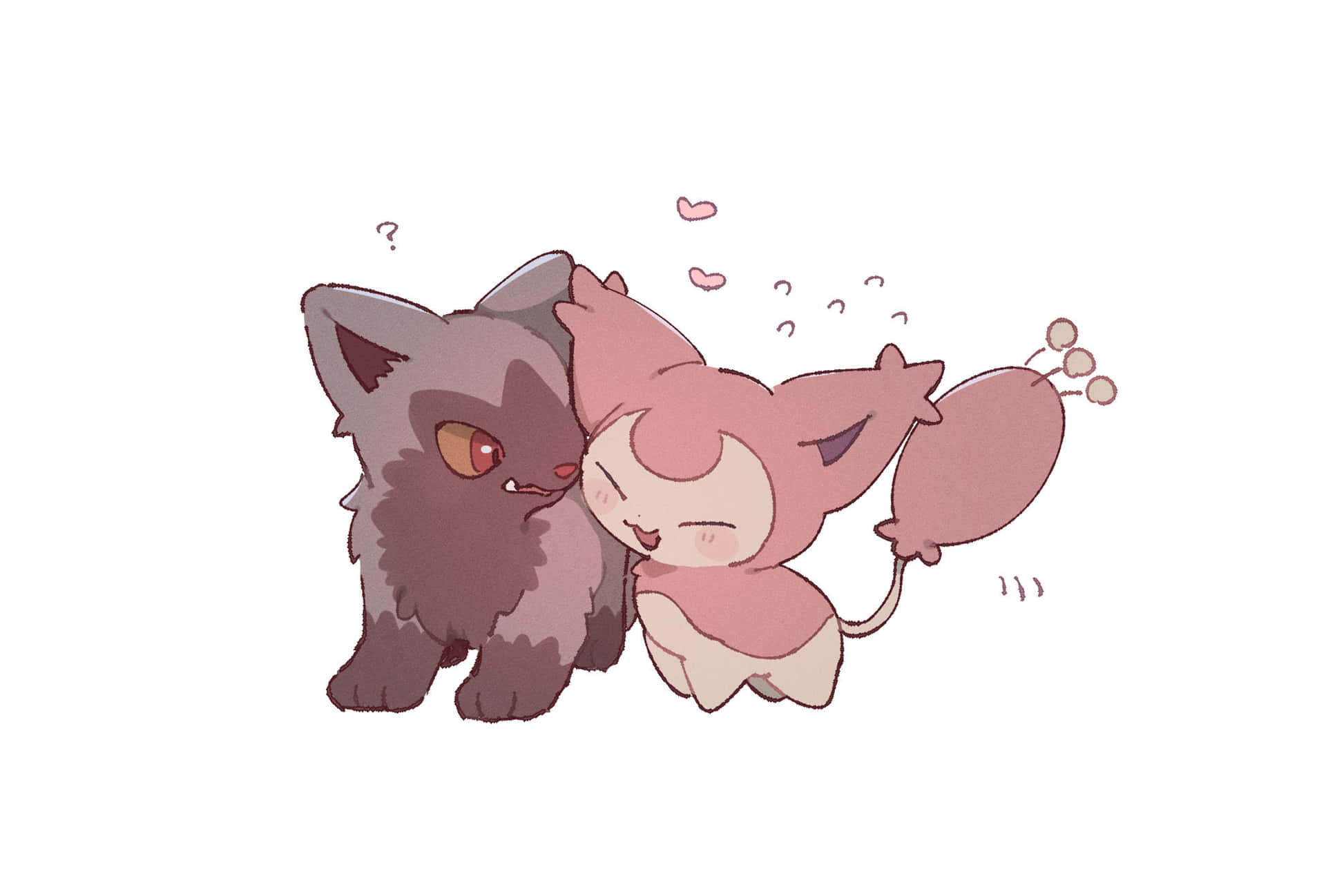 Poochyenaand Skitty Cute Encounter