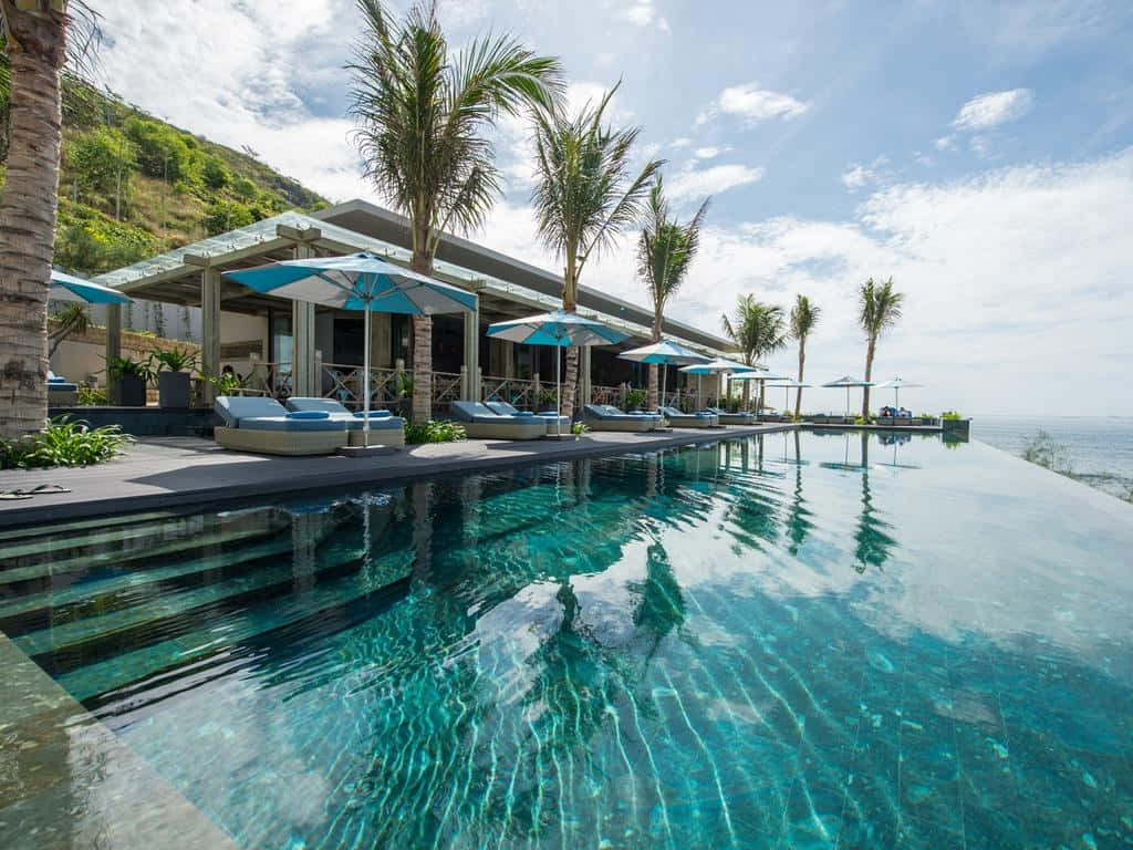 Pool Resort Vacation Relaxing Background