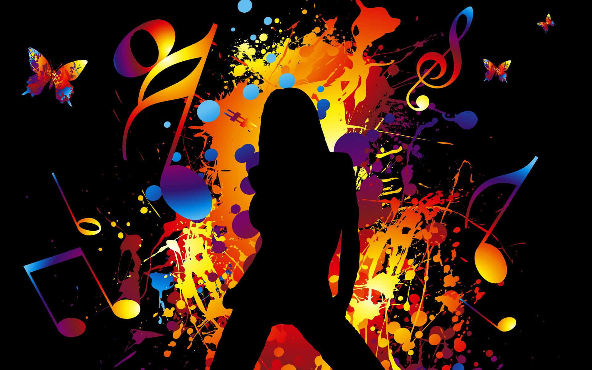 Pop Music Is A Vibrant Sound That Energizes Us All. Background