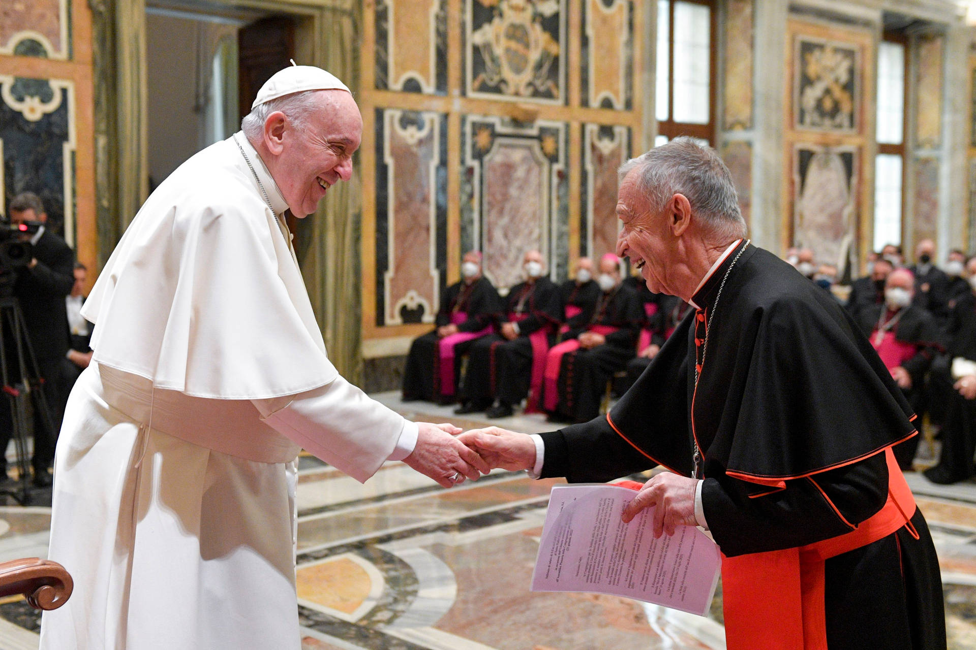 Pope And Roman Curia Vatican Background