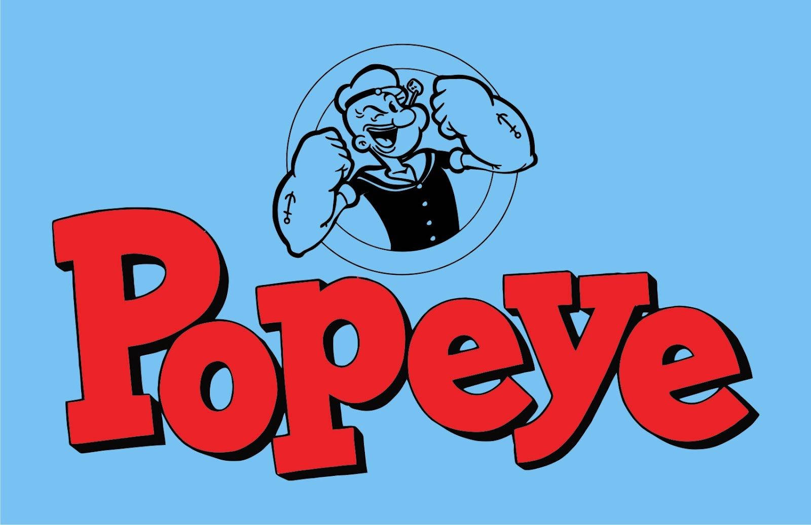Popeye The Sailor Man Logo Background