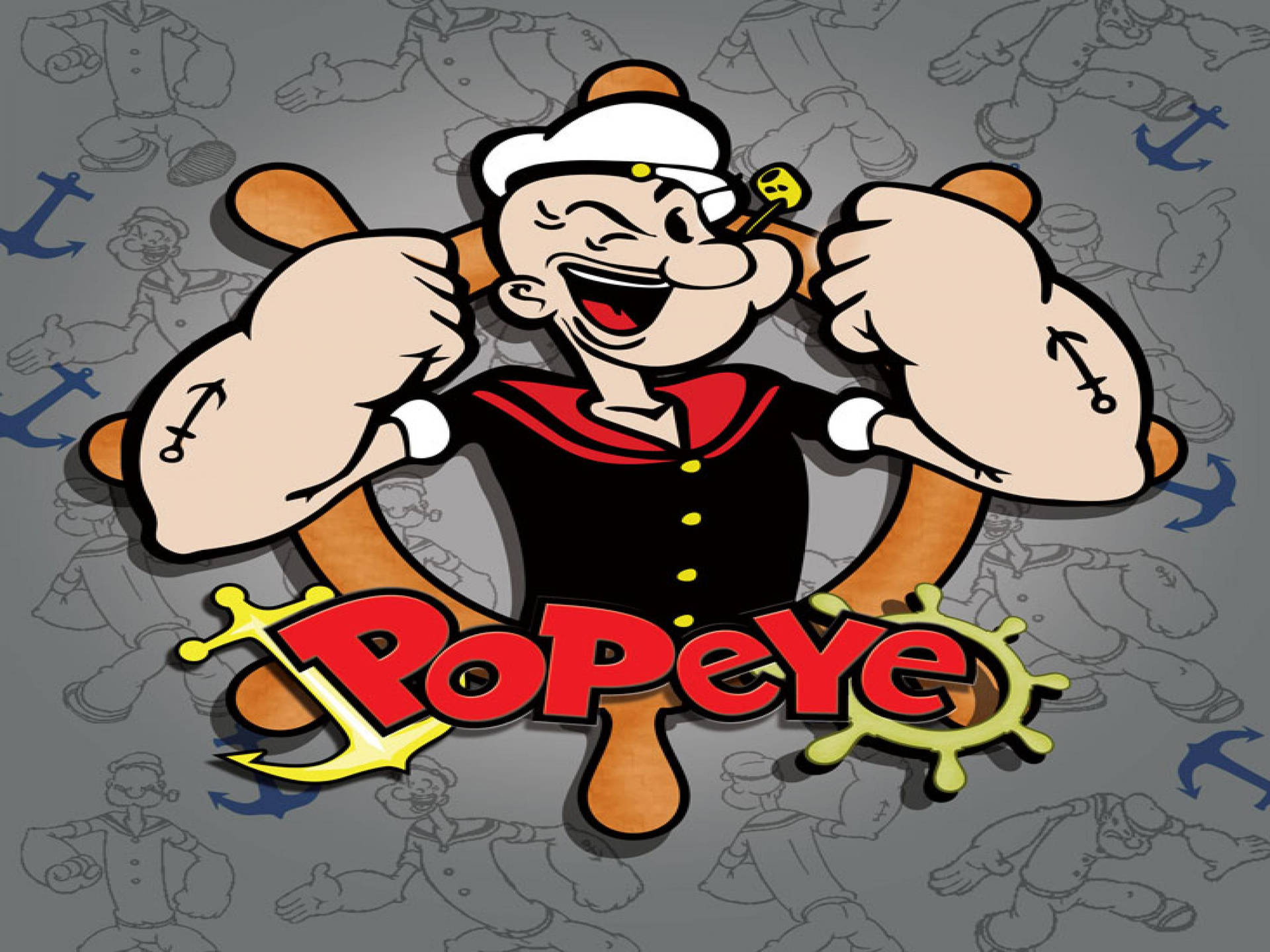 Popeye The Strong Sailor Man Background
