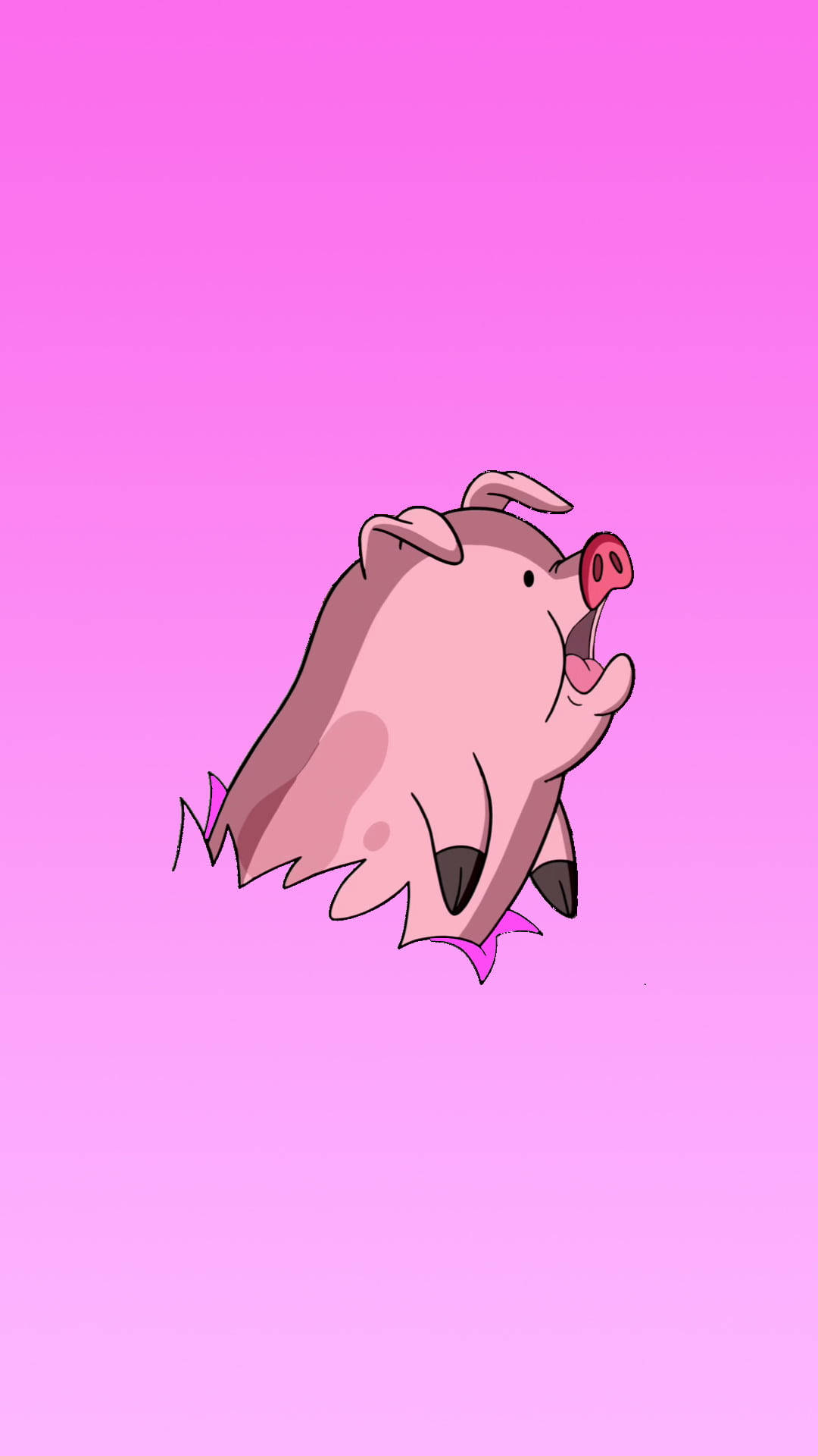 Popped-out Waddles Digital Art Background