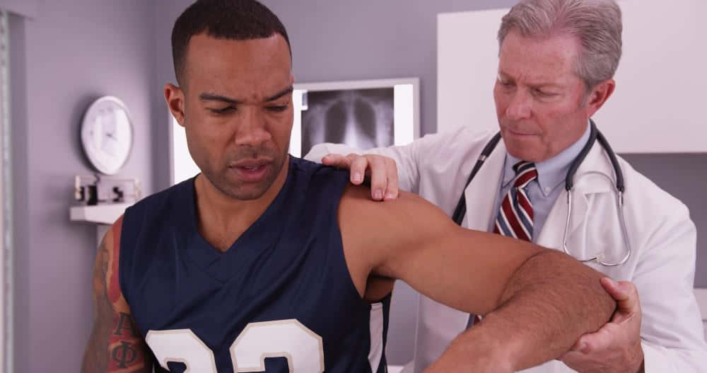 Popping Muscles With Doctor [wallpaper] Background