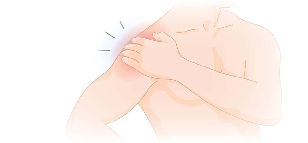 Popping Shoulder Illustration [wallpaper]