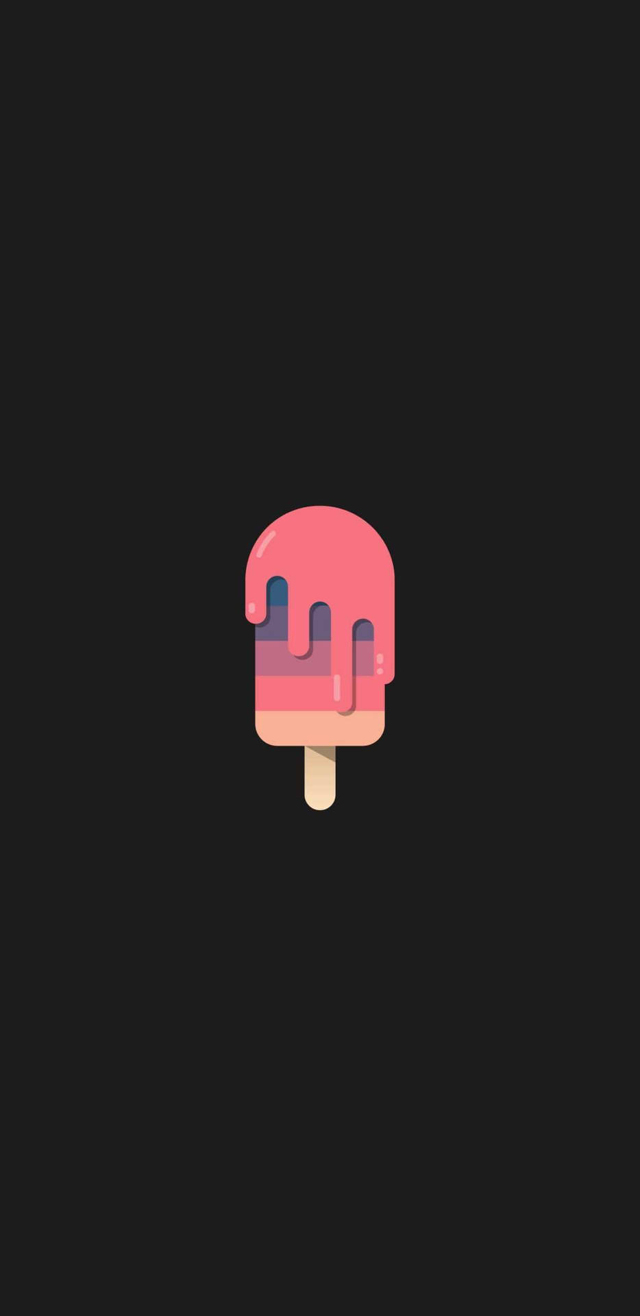 Popsicle Minimalist Phone Background