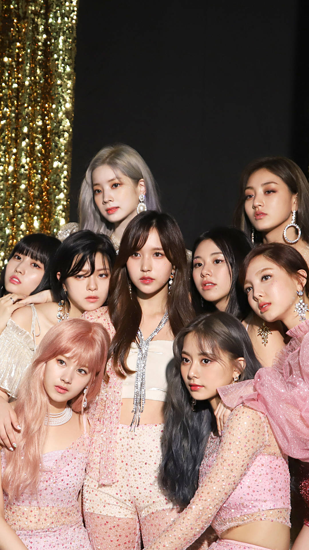 Popular Phone Twice K-pop Group Background