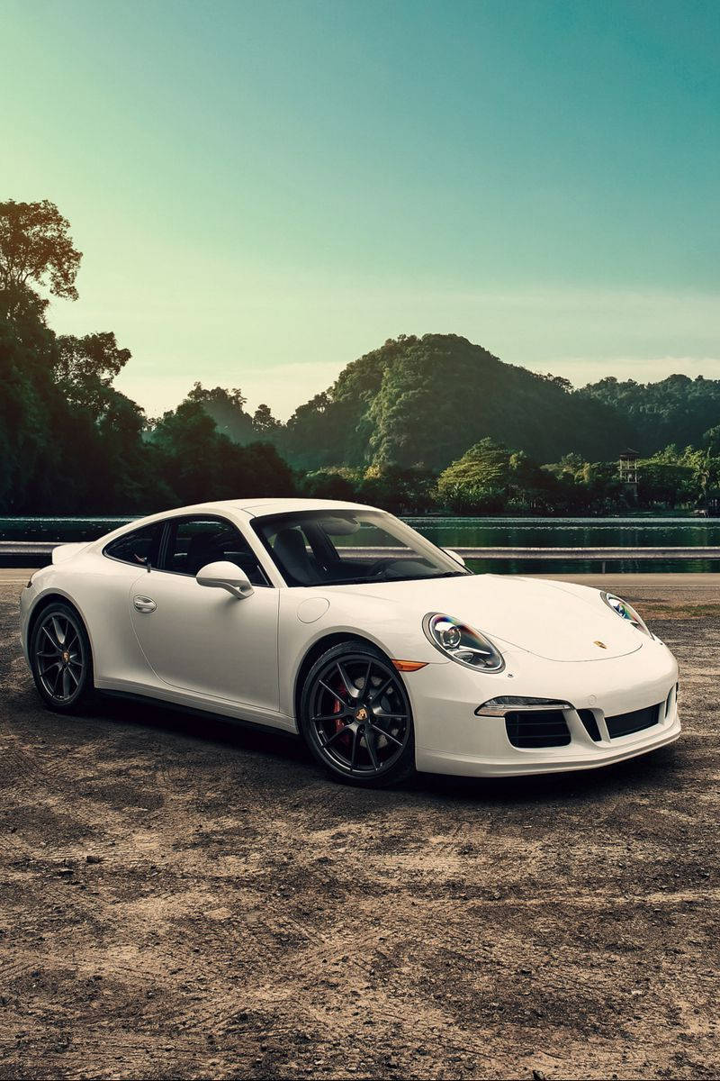 Porsche 911 Modern Design Background