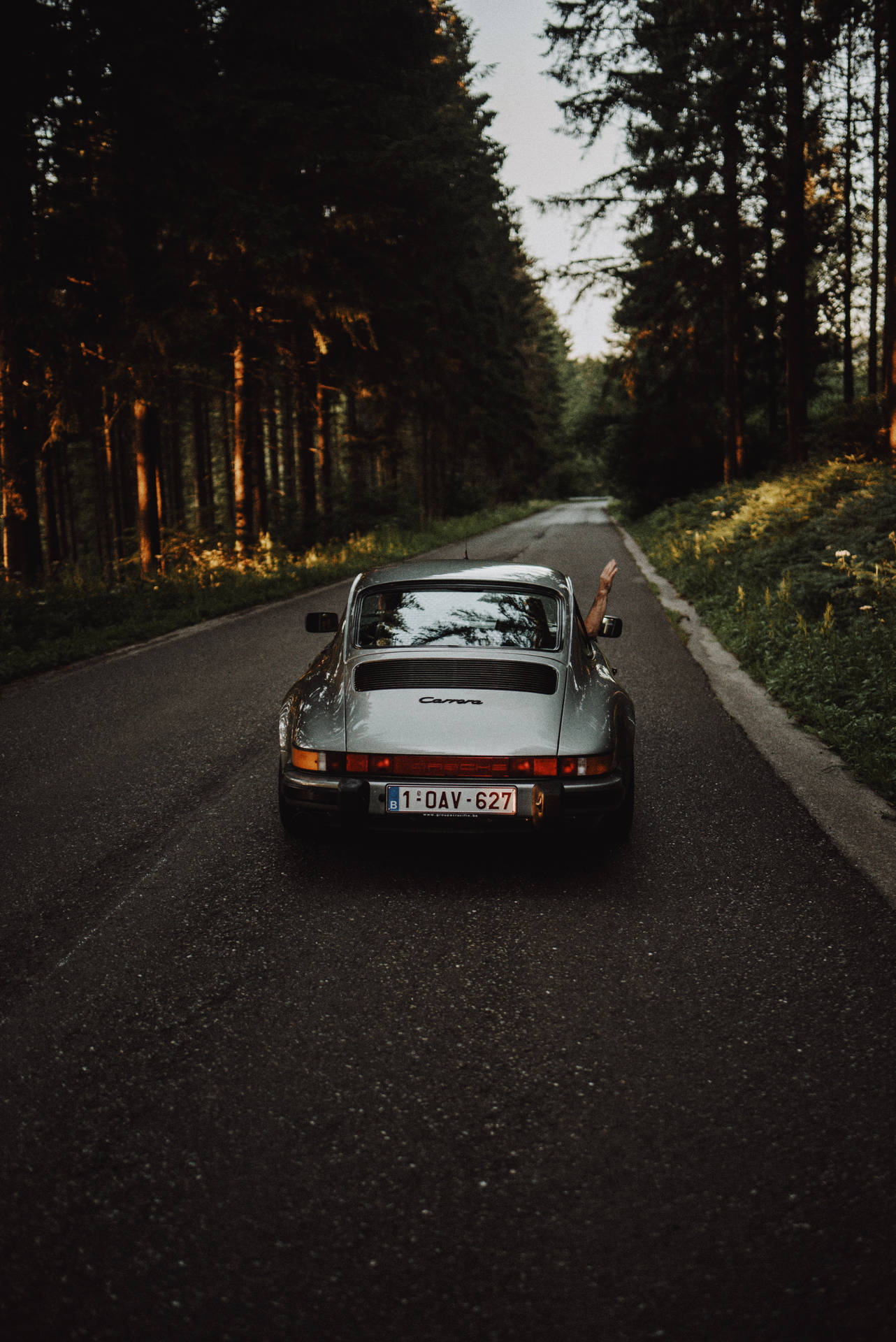 Porsche Carrera Vintage Aesthetic Background