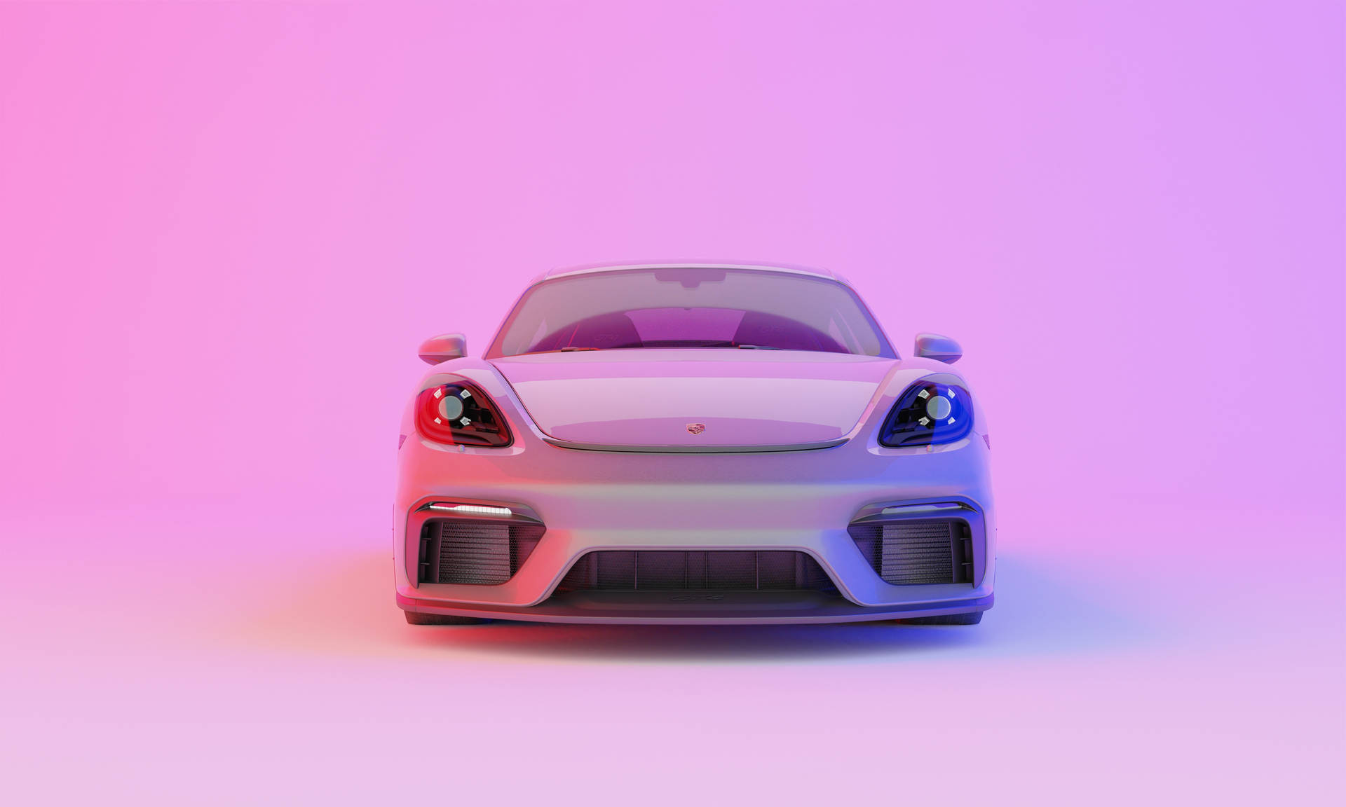 Porsche Cayman Luxury Car Creative Shot Background