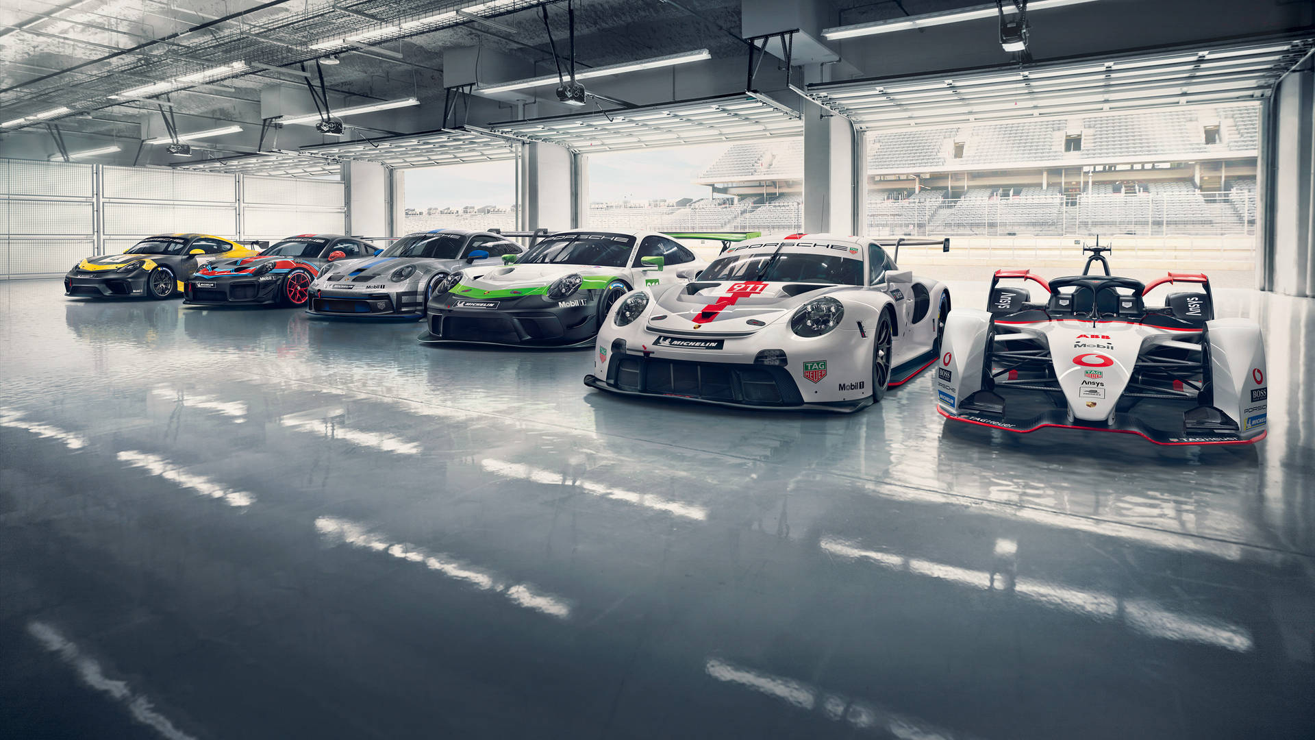 Porsche Motorsport North America Display Background