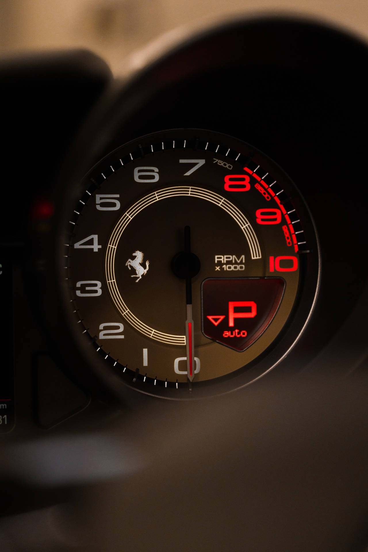 Porsche Speedometer Background