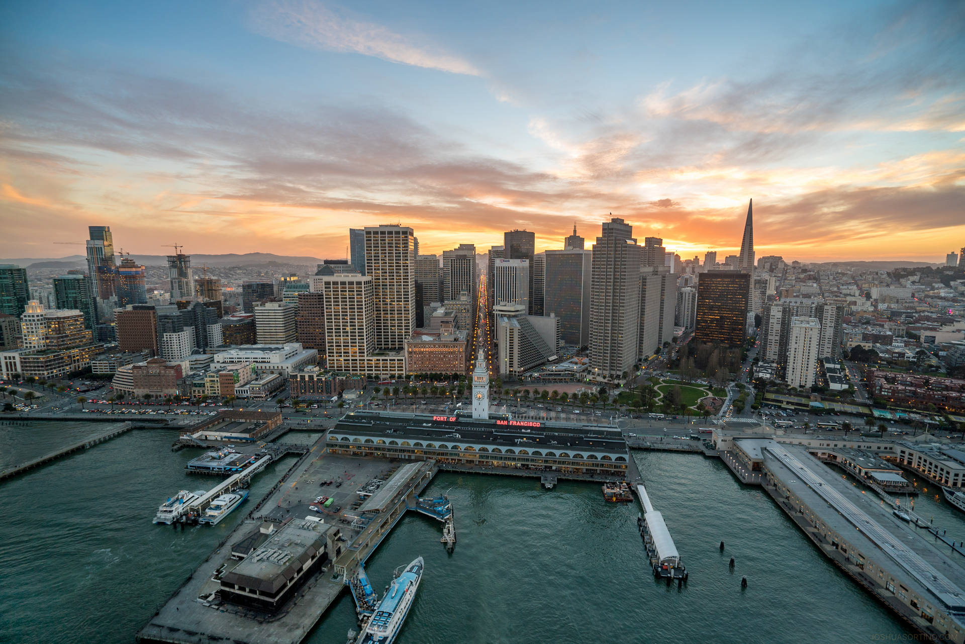 Port Of San Francisco City Background