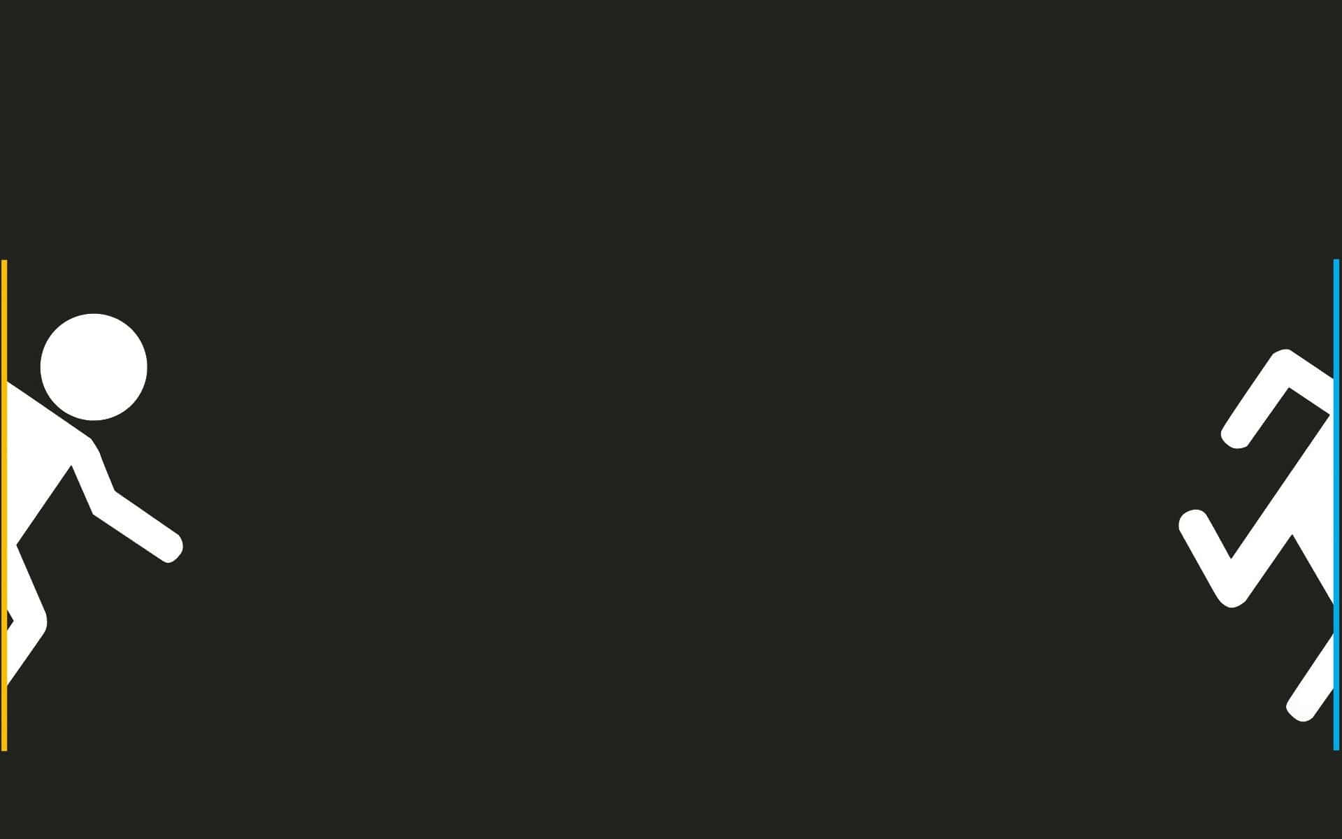 Portal 4k Running Man Background