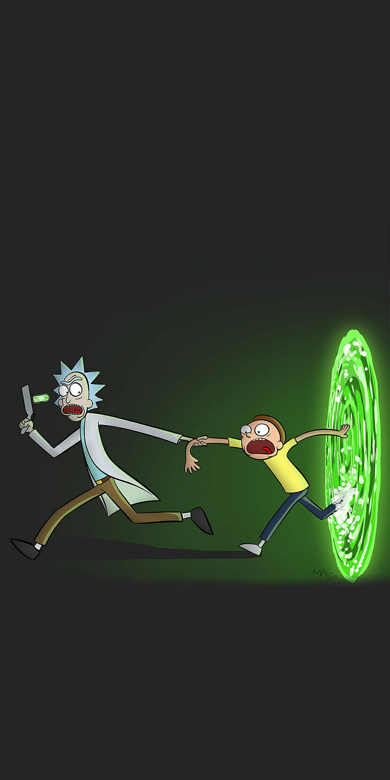 Portal Exit Rick And Morty Phone