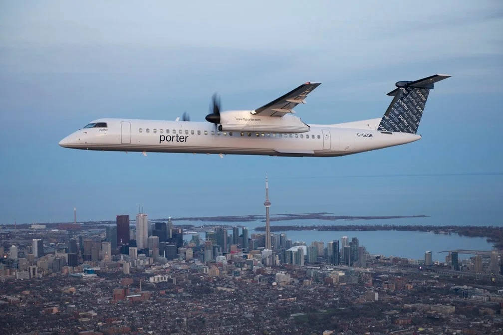 Porter Airlines Airplane Background