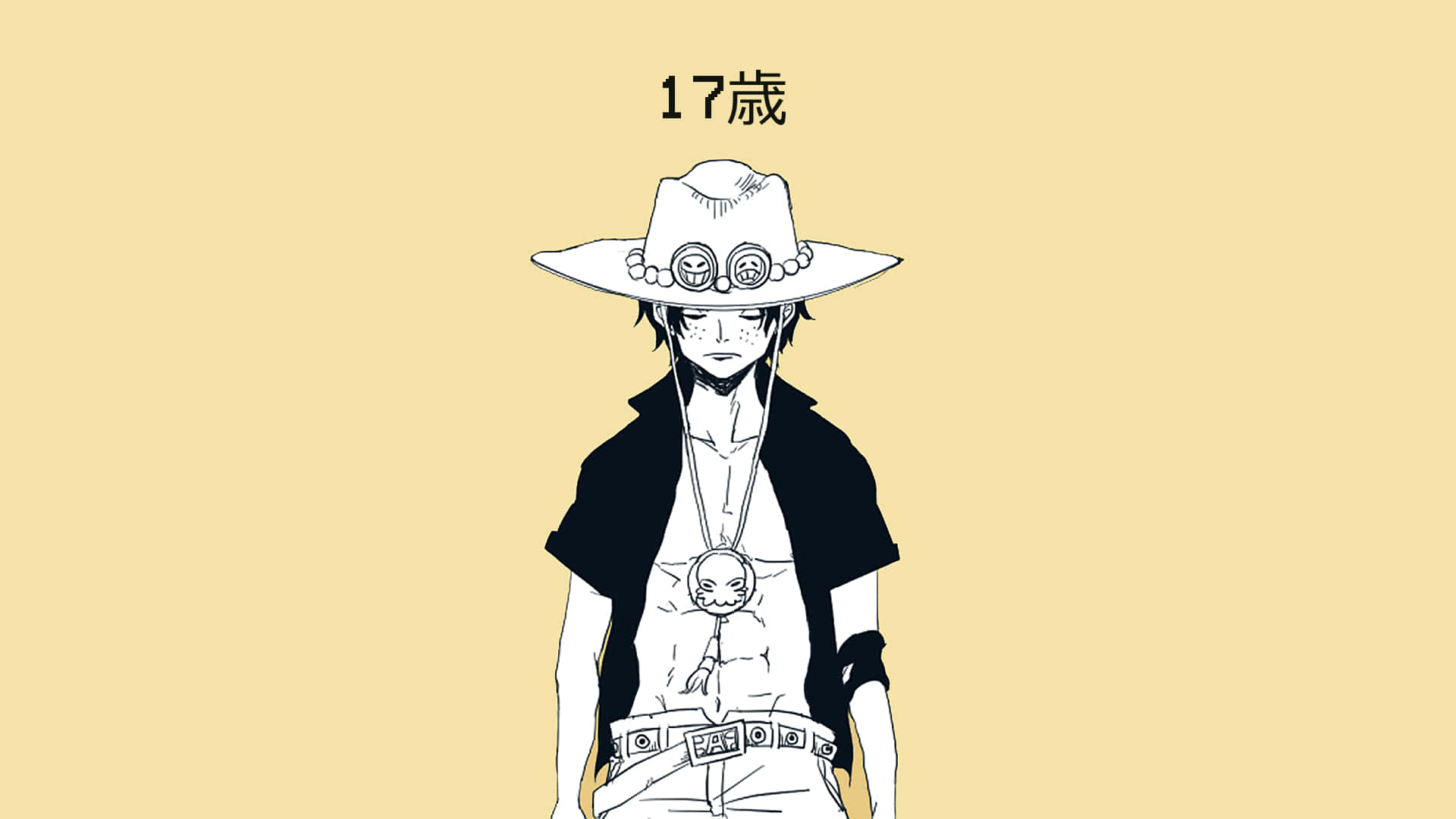 Portgas D Ace, The Captain Of The Whitebeard Pirates Background