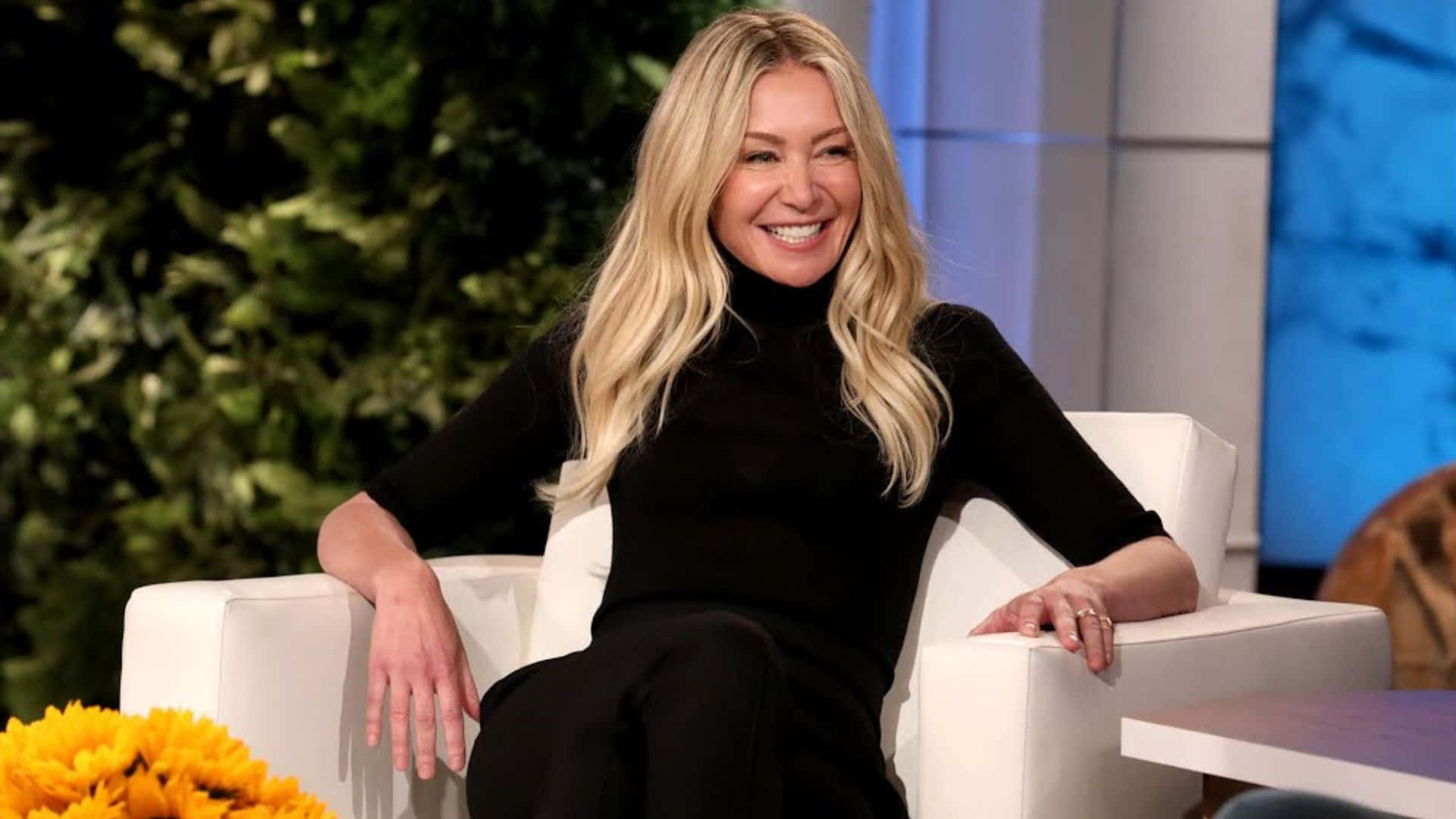 Portia De Rossi Smiling During Interview