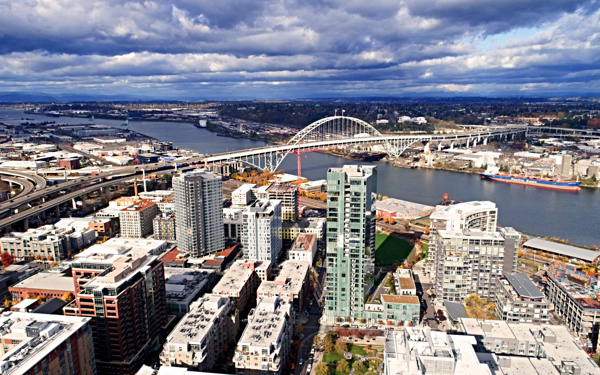 Portland Fremont Bridge Background