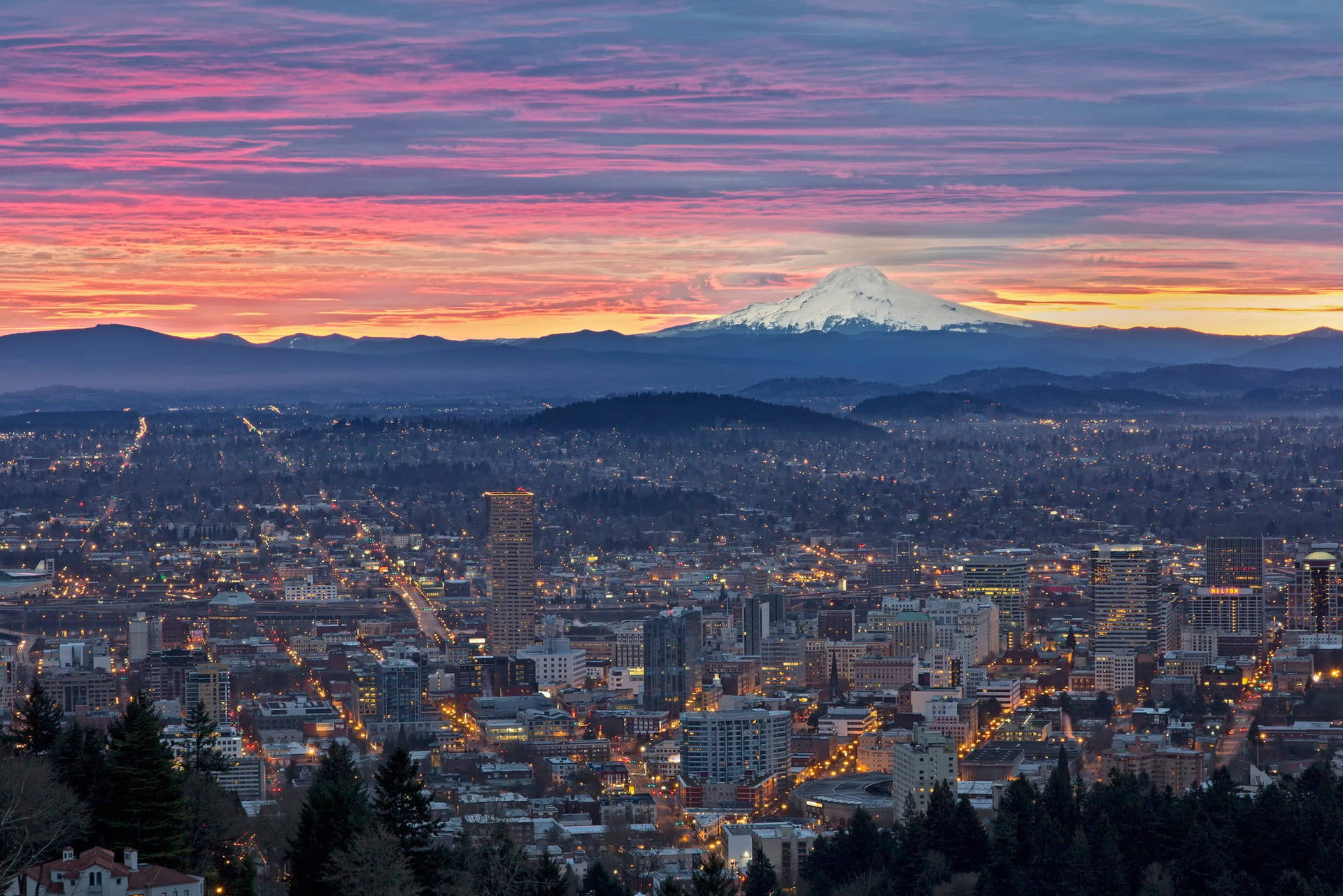 Portland Oregon Cityscape