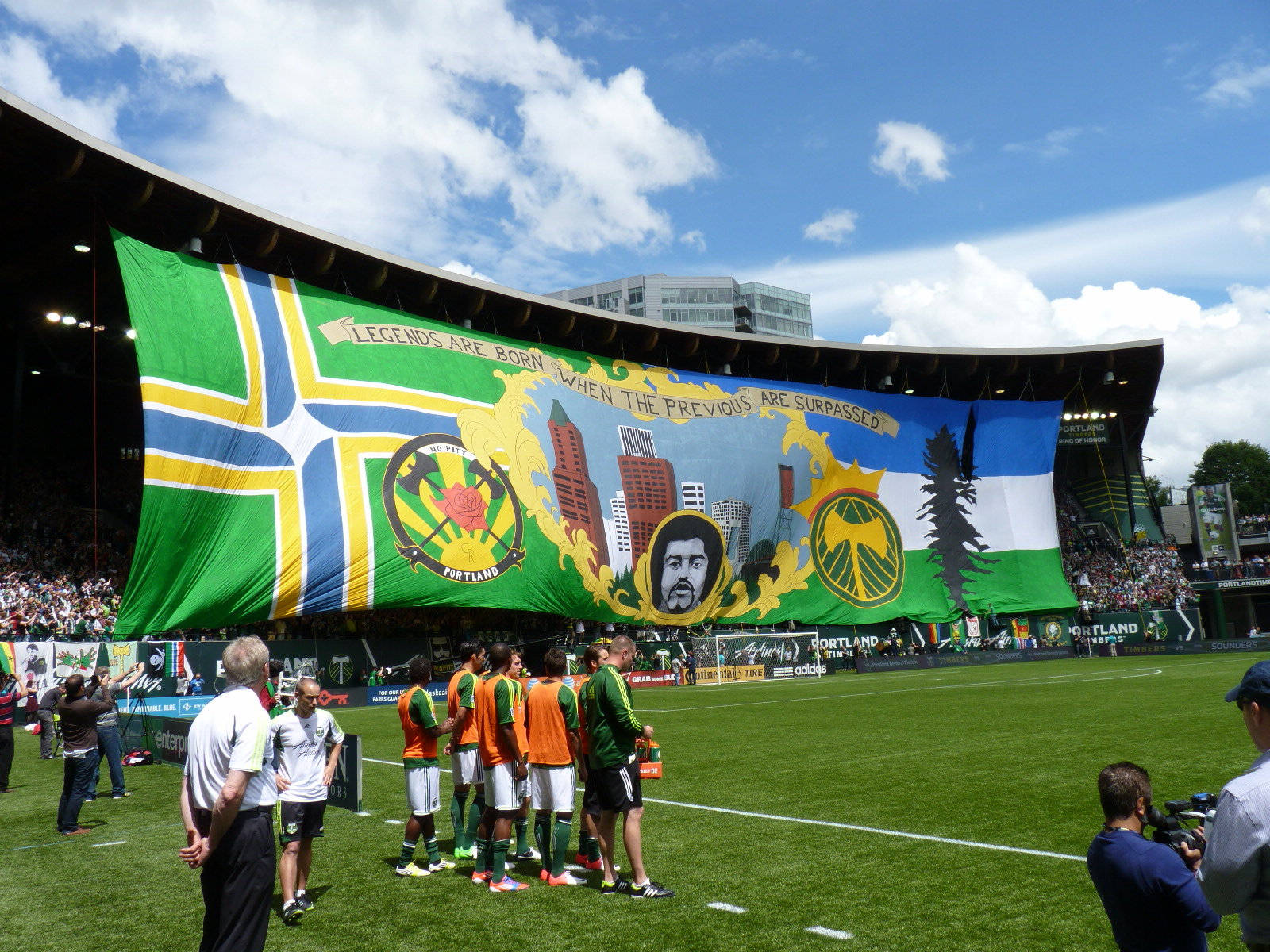 Portland Timbers Army Supporters Background