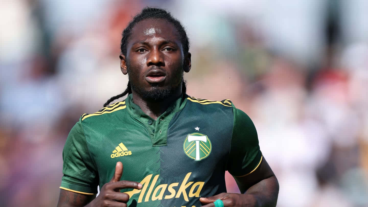 Portland Timbers Playerin Action Background