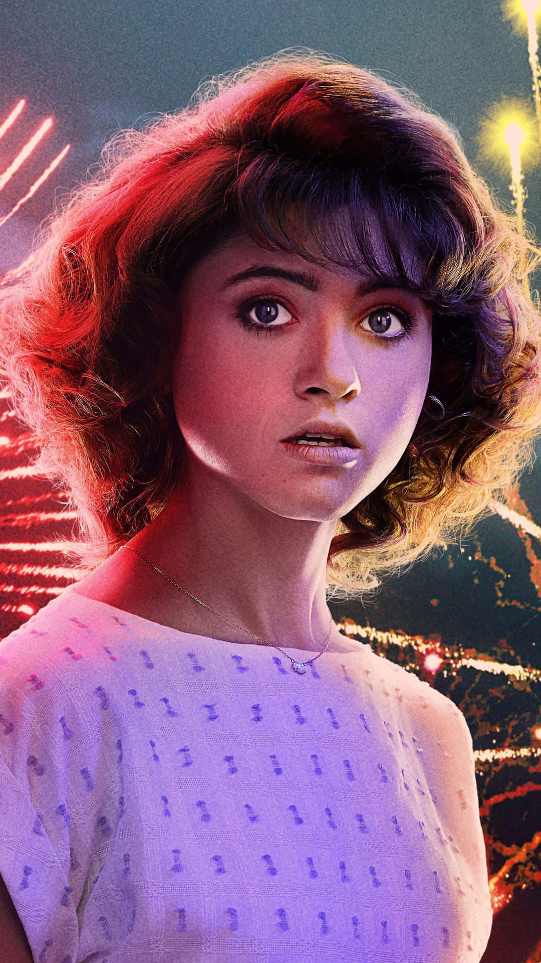 Portrairt Nancy Wheeler Stranger Things Pfp Background
