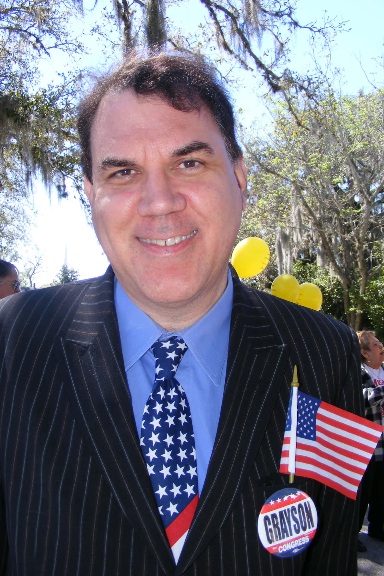 Portrait Alan Grayson Suit Background
