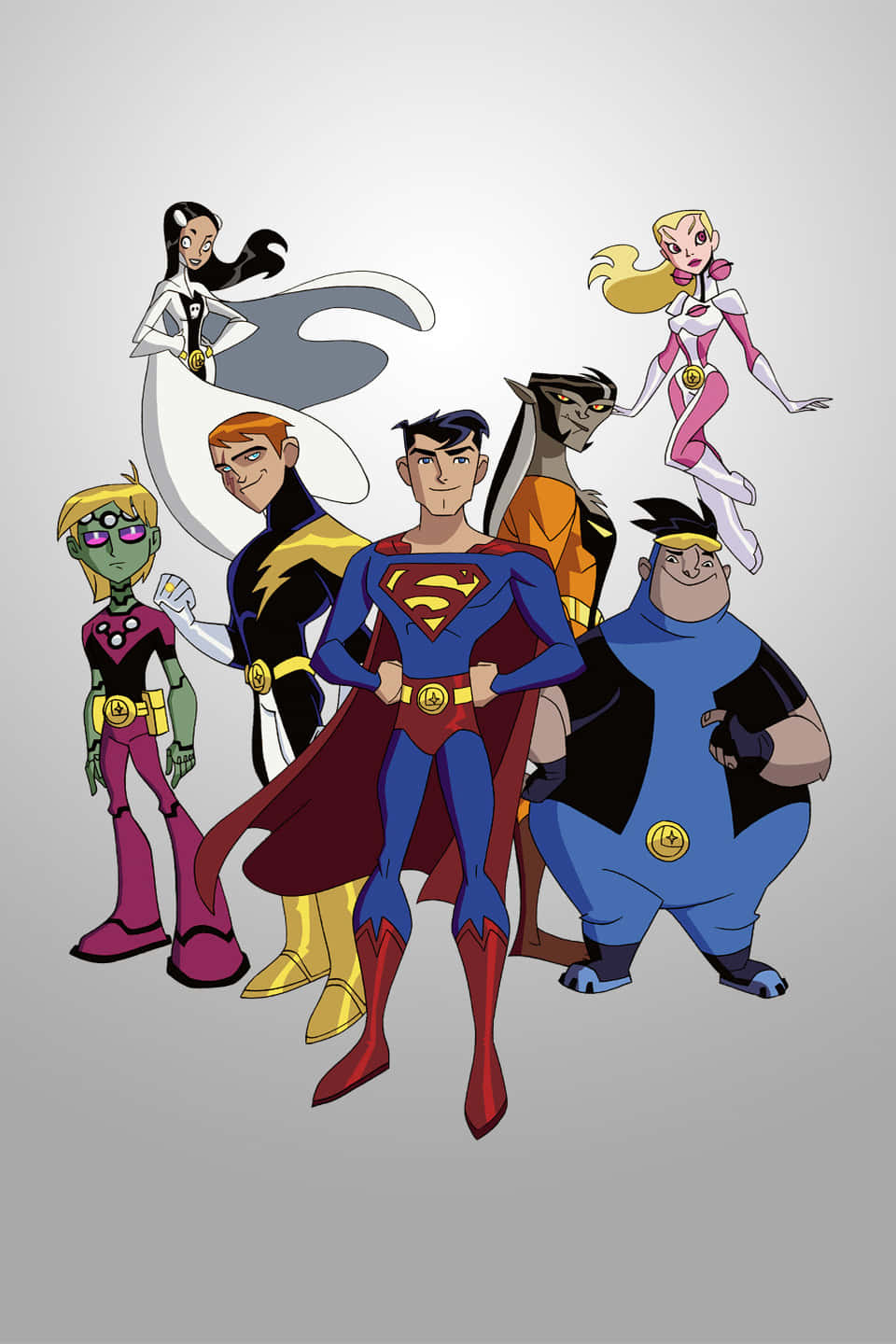 Portrait Art Cover Legion Of Super Heroes Background
