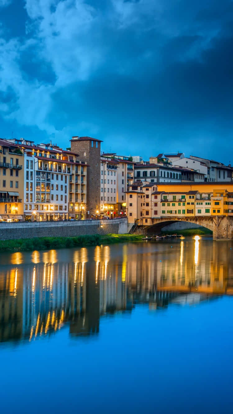 Portrait Firenze Ponte Vecchio Background