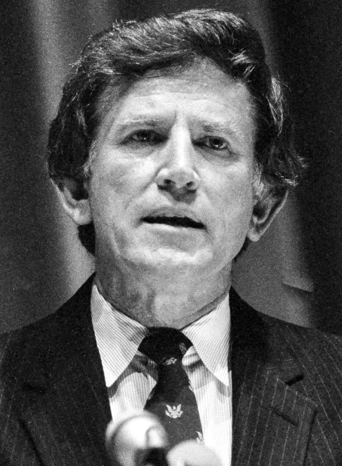Portrait Headshot Of Gary Hart Background