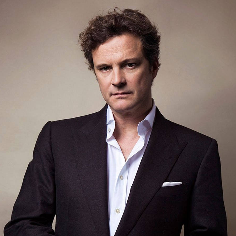 Portrait Of Acclaimed English Actor Colin Firth