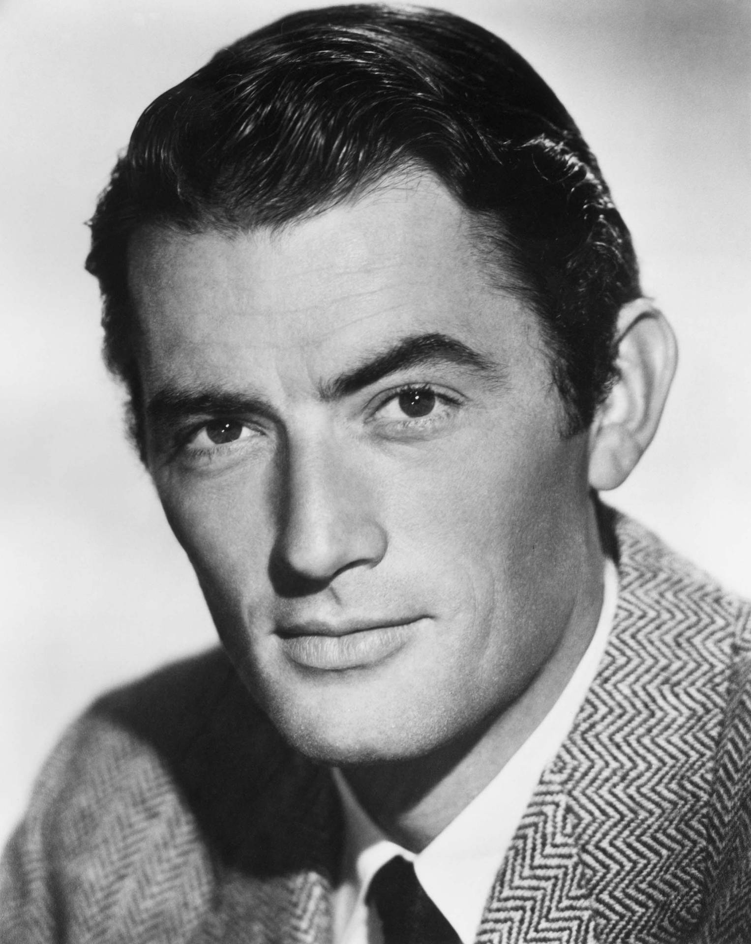 Portrait Of Actor Gregory Peck Background