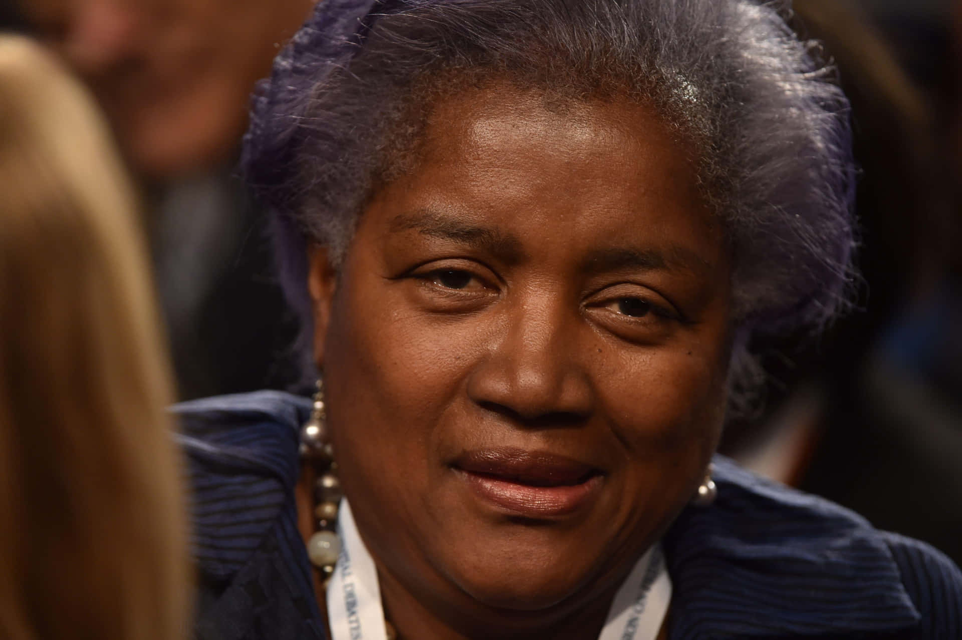Portrait Of Donna Brazile Background