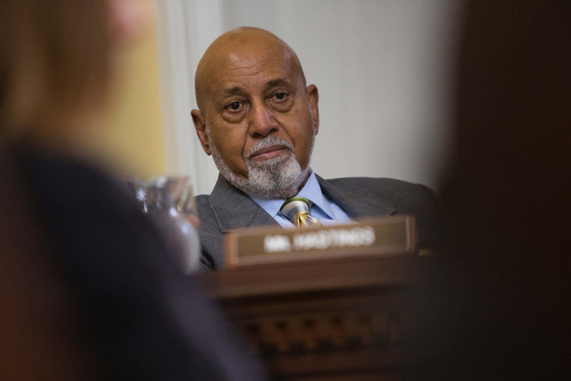 Portrait Of Honorable Alcee Hastings Background