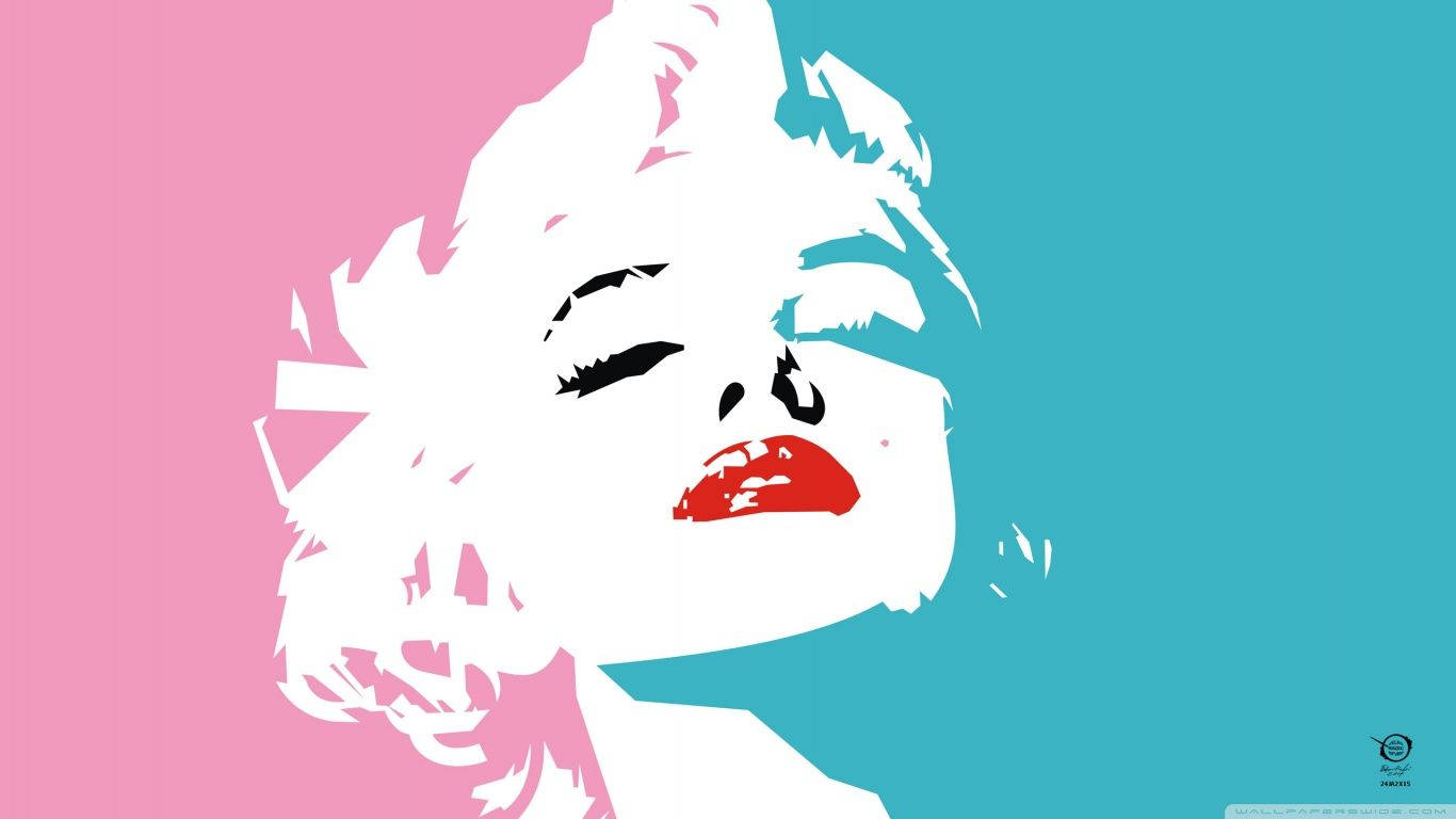 Portrait Of Icon Marilyn Monroe