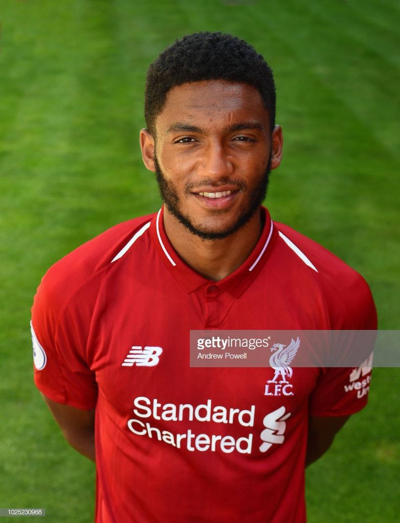 Portrait Of Joe Gomez Looking Up Background