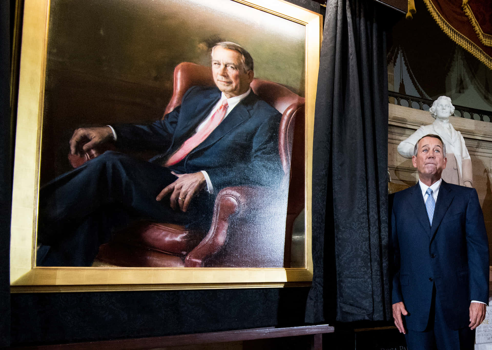 Portrait Of John Boehner, Former Speaker Of The United States House Of Representatives Background