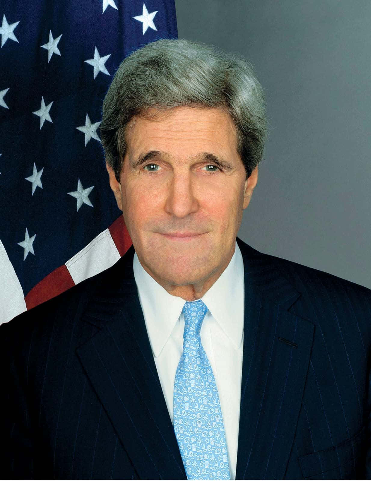 Portrait Of John Kerry Background