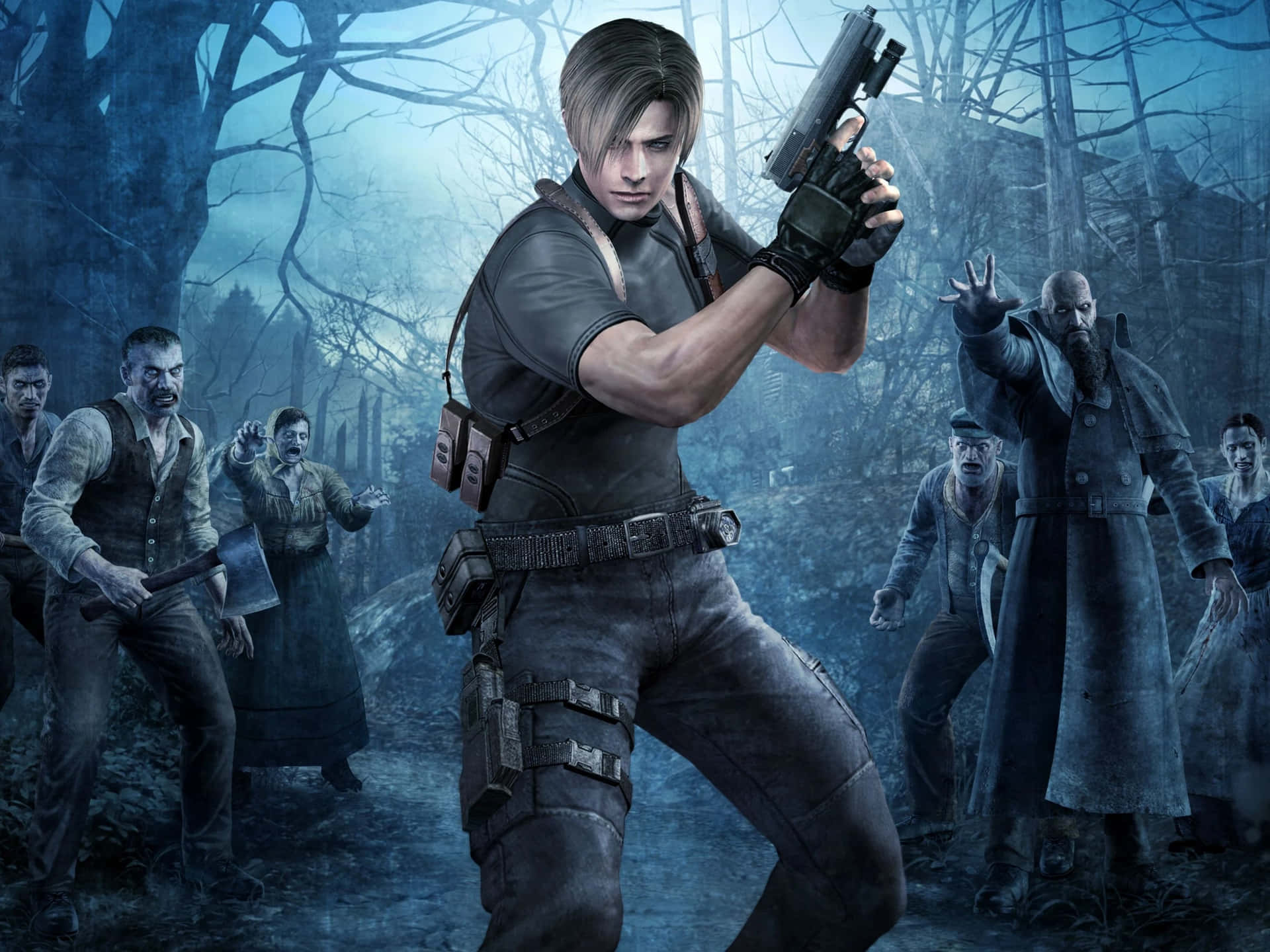 Portrait Of Leon S. Kennedy In Action