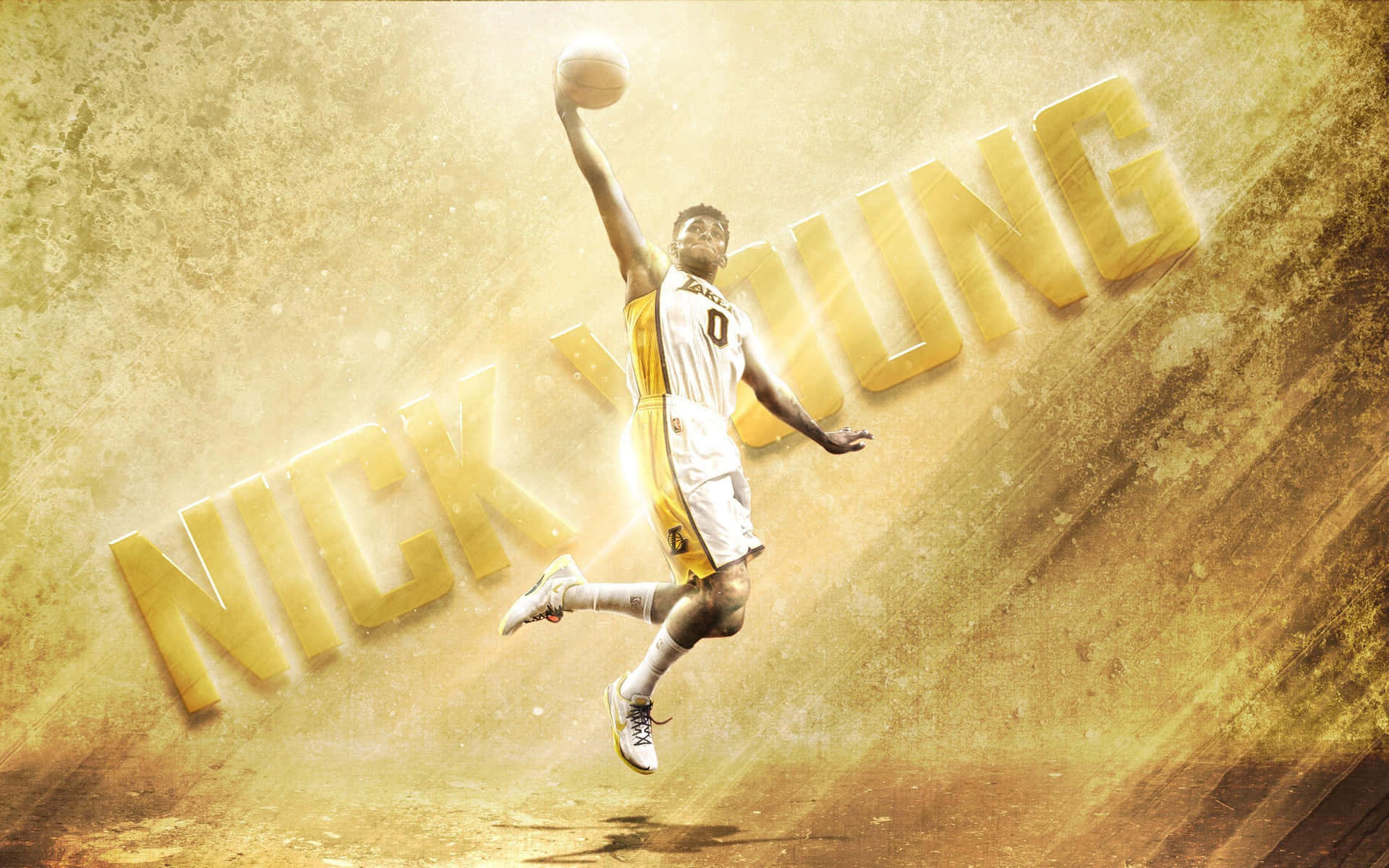 Portrait Of Nick Young Background